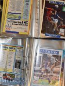 1987/88 – 1989/90 Everton Home and Away Football Programme Collection to include League (appears