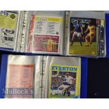 1980/81 – 1982/83 Everton Home and Away Football Programme Collection includes league (appears