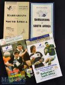 1952-2000 Barbarians v South Africa Rugby Programmes (4): The flimsier 1952 and standard 1961 (