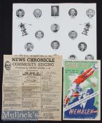 1948 FA Cup Final Blackpool v Manchester United Football Programme date 24 Apr^ plus community