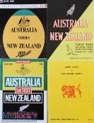 1962-1986 S Hemisphere Rugby Programme Selection (4): Both at Wellington^ New Zealand v Australia