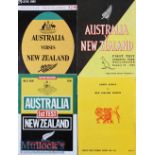 1962-1986 S Hemisphere Rugby Programme Selection (4): Both at Wellington^ New Zealand v Australia