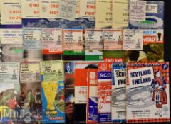 Collection of International Football Programmes and Tickets to include 61 England v Mexico^ 63