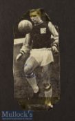 Bobby Moore West Ham United Signed Newspaper cutting depicts Moore with the ball^ signed in blue