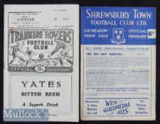 1960/61 Football League Cup Tranmere Rovers v Everton Football Programme date 12 Dec fourth round^