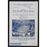 1959 Signed FA Cup Final Eve of The Final Rally programme dated 1 May^ The Assembly Room St