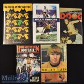 Selection of Signed Football Books to include Billy Wright A Hero For All Season (Separate