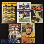 Selection of Signed Football Books to include Billy Wright A Hero For All Season (Separate