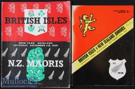 1959 British Lions Rugby Programmes in New Zealand (2): The tour matches against New Zealand Juniors