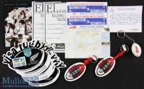 Scarce 1999 Argentina v Wales etc Rugby Selection (Qty): Pair of tickets for both the Test at Buenos