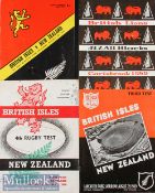 1959 British Lions Rugby Test Programmes in New Zealand (4): All four different^ large format^
