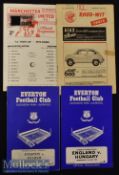 1967/68 Everton v Fulham Postponed Football Programme date 13 Jan^ together with (A) Ajax (Fr)^