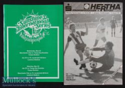 Manchester City Oversees Tour Football Programmes to include 1983 v Tampa Bay Rowdies and Fort