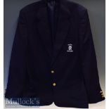 England Schools Rugby Union Blazer: Looks to be XXL^ a dark navy blue example with silver English