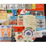 Selection of 1970s Cup Match Football Programmes 1971 FA Cup SF + ticket^ 72 FA CUP SF + ticket^