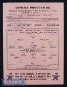 1945/46 Tottenham Hotspur v Luton town Football Programme date 19 Jan Football League South^