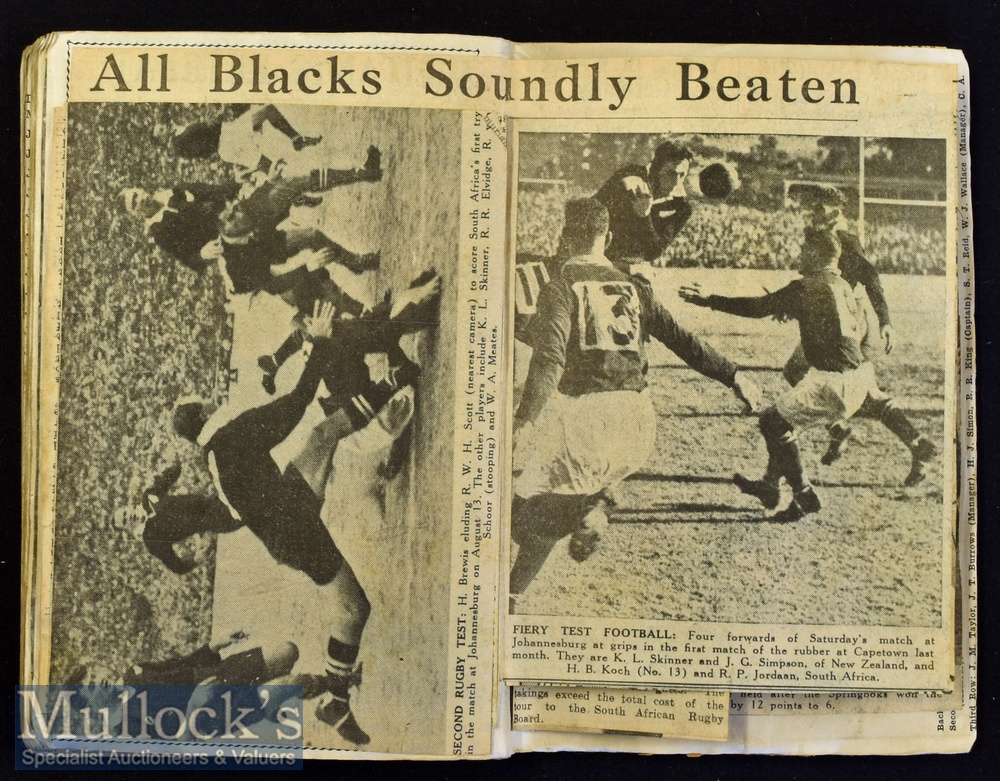 1949 All Blacks tour of South Africa Rugby Brochure: Highly attractive official souvenir brochure^ - Image 3 of 3