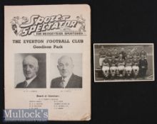 1946 Sports Spectator For Merseyside Sportsmen ‘The Everton Football Club’ magazine by G A