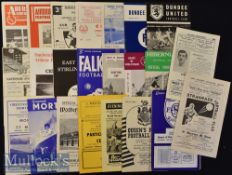 Assorted Selection of 1960s Scottish Football Programmes including 65/66 Aberdeen v Dundee Utd^ 64/