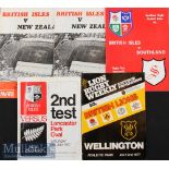 British Lions 1977 in New Zealand Rugby Programmes (5): Second and Fourth (2) Tests^ plus the issues