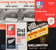 British Lions 1977 in New Zealand Rugby Programmes (5): Second and Fourth (2) Tests^ plus the issues