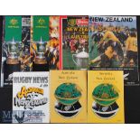 1979-1988 Australia/New Zealand Rugby Programmes D (7): Australia v New Zealand 1979; 1st & 3rd