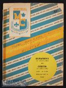 1960/61 Kilmarnock v Everton in Montreal Football Programme date 25 May^ large format^ tape to