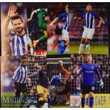 16x Signed Sheffield Wednesday Colour Photographs Fox^ Lee^ Bullen^ Harris^ Dawson etc. measuring