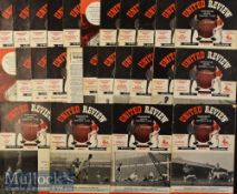 1960/61 Manchester United Home Football Programmes to include Nos 1-31^ excluding No 30^ condition