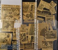 Circa 1934 Arsenal Newspaper Cuttings approx. 24 in total