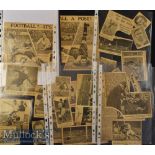 Circa 1934 Arsenal Newspaper Cuttings approx. 24 in total