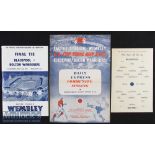 1953 FA Cup Final Blackpool v Bolton Wanderers VIP Football Programme with ribbon to spine date 2