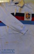 Rare 1971 Western Counties of Wales v Canada Match Worn Rugby Jersey – No.14 Bukta Scrum jersey in