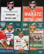 1993 British Lions in New Zealand Rugby Programmes (5): The packed issues from clashes with