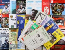 Club Rugby Programme Bumper Bundle (50+): Over 40 Welsh Club^ County or Sevens programmes from the