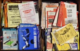 Large Selection of 1960s to Early 2000s Football Programmes many of which are Crystal Palace aways