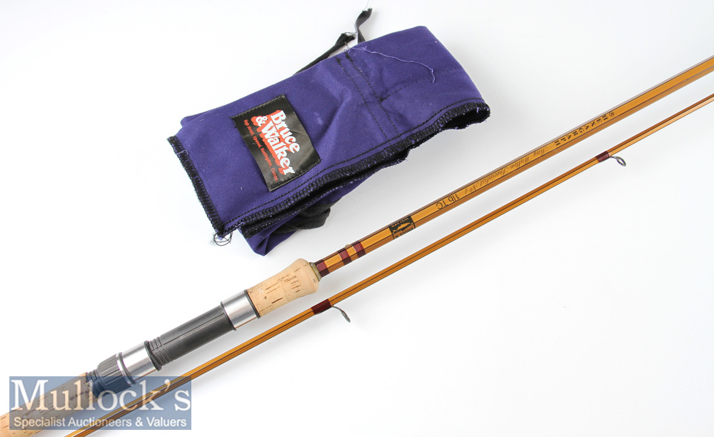 Fine and as new Bruce & Walker “Ray Walton Specialist No.1” Hexagraph carbon rod – 11ft 3in pc split