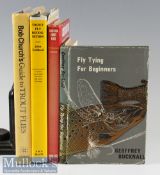 Selection of Trout Flies Fishing Books (4) Bob Church’s - “Guide to Trout Flies” 1st (1987) c/w