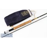Hardy’s Made in England “Hardy Graphite Fly” trout rod - 9ft 2pc line 4/5# dropped ring guides