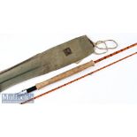 Good Hardy Bros Alnwick “The Knockabout” Palakona fly rod ser. No. E90546 c1953 - 9’6” 2pc with