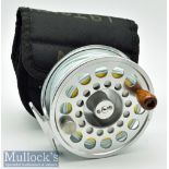 Fine Pflueger Trion large salmon fly reel ser, no 01K11CK – 4 1/8” wide drum large arbour with