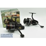 Mitchell 300a fixed spool reel LHW with full bail arm, together with a Mitchell Excellence 40