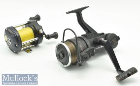 2x Abu Sweden spinning reels – fine Ambassadeur S.I.X level wind bait casting reel ser. no. 89-89-90