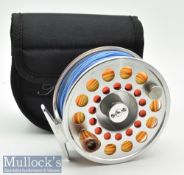 Fine Pflueger Trion 309 large salmon fly reel – 4 1/8” wide drum large arbour with rear drum drag