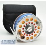 Fine Pflueger Trion 309 large salmon fly reel – 4 1/8” wide drum large arbour with rear drum drag