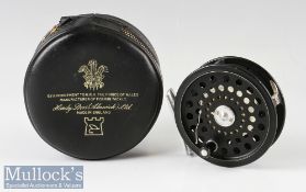 Fine House of Hardy “The Ultralite Disc 7” alloy fly reel: rear disc drag adjuster, fully ventilated