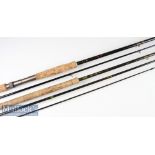 2x interesting salmon rods incl one jointly produced by Malloch Perth and Leonard USA – “Malloch-
