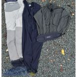 Collection of Simms Made in USA Gore-Tex Paclite Black top, Full Body Waders with neoprene feet