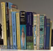 Good cross section of mostly modern hardback Fishing Books (12) - Saltwater Angling; New Compleat