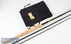 Fine Bruce and Walker Hand Built “Century River Trout” carbon fly rod-11’3” 3pc line 4-6#
